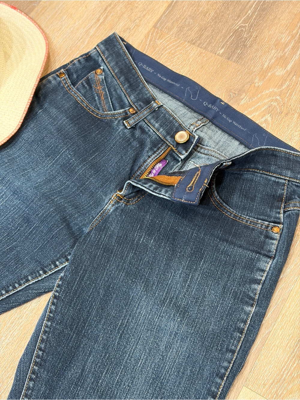 Wrangler Q-Baby Cowgirl Western Mid Rise Bootcut Jeans no gap waistband - Picture 3 of 12